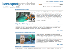 Tablet Screenshot of kanusport-gernsheim.de